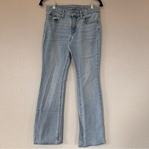 Old Navy Mid Rise Boot‎ Cut Jeans Built in Tough Adjustable Waist Girl's Size 14